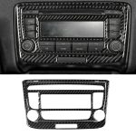 Auto Carbon Fiber Klimaanlage CD Panel Dekorativer Aufkleber für Audi TT 8n 8J MK123 TTRS 2008-2014, Links- und Rechtsantrieb Universal, B-Style