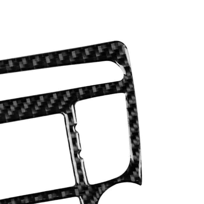 Auto Carbon Fiber Klimaanlage CD Panel Dekorativer Aufkleber für Audi TT 8n 8J MK123 TTRS 2008-2014, Links- und Rechtsantrieb Universal, B-Style – Bild 4