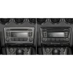 Auto Carbon Fiber Klimaanlage CD Panel Dekorativer Aufkleber für Audi TT 8n 8J MK123 TTRS 2008-2014, Links- und Rechtsantrieb Universal, B-Style – Bild 7