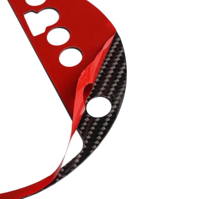 Auto Carbon Fiber Gear Shift Position Panel Dekorativer Aufkleber für Audi TT 8n 8J MK123 TTRS 2008-2014, Rechtsantrieb – Bild 5