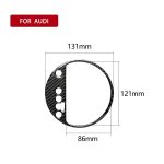 Auto Carbon Fiber Gear Shift Position Panel Dekorativer Aufkleber für Audi TT 8n 8J MK123 TTRS 2008-2014, Linksantrieb – Bild 6