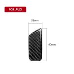 Auto Carbon Faser Beifahrersitz Handbox Schalter Dekorativer Aufkleber für Audi A3 / 8V 2014-2019, Rechtslenker – Bild 6