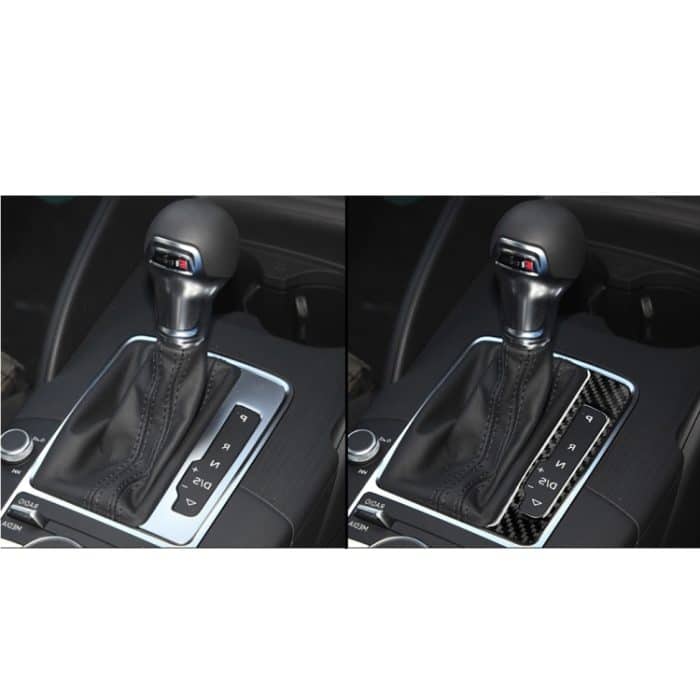 Auto Carbon Faser Schaltrahmen Dekorativer Aufkleber für Audi A3 / 8V 2014-2019, Rechtslenker – Bild 7