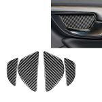 4 PCS Car Carbon Fiber Innentür Schüssel dekorative Aufkleber für Volvo V60 2010-2017 / S60 2010-2018, Links- und Rechtsantrieb Universal