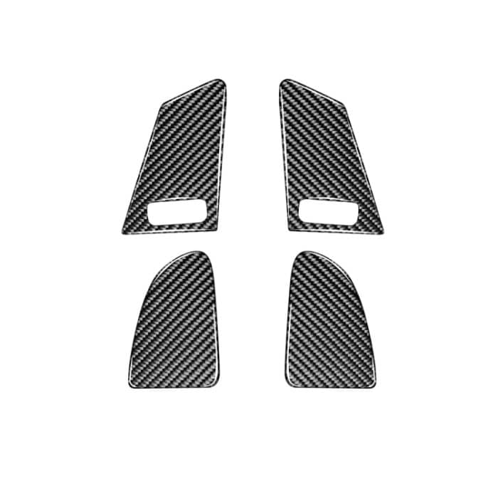 4 PCS Car Carbon Fiber Window Lifting Button Dekorative Aufkleber für Volvo V60 / XC60 2010-2017 / S60 2010-2018, Links- und Rechtsantrieb Universal – Bild 2