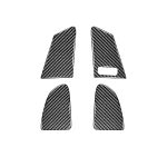 4 PCS Car Carbon Fiber Window Lifting Button Dekorative Aufkleber für Volvo V60 / XC60 2010-2017 / S60 2010-2018, Rechtslenker – Bild 2