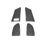 4 PCS Car Carbon Fiber Window Lifting Button Dekorative Aufkleber für Volvo V60 / XC60 2010-2017 / S60 2010-2018, Linkslenker – Bild 2