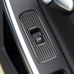 3 PCS Car Carbon Fiber Window Lifting Button Dekorative Aufkleber für Volvo V60 2010-2017 / S60 2010-2018, Linkslenker – Bild 6