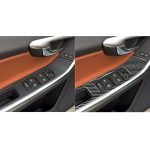 4 PCS Car Carbon Fiber Window Lifting Panel Dekorative Aufkleber für Volvo V60 2010-2017 / S60 2010-2018, Links- und Rechtsantrieb Universal – Bild 7