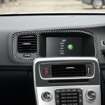 Auto Carbon Faser Navigationsrahmen dekorative Aufkleber für Volvo V60 2010-2017 / S60 2010-2018, Rechtslenker – Bild 6