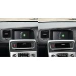 Auto Carbon Faser Navigationsrahmen dekorative Aufkleber für Volvo V60 2010-2017 / S60 2010-2018, Rechtslenker – Bild 7