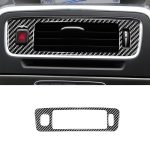 Car Carbon Fiber Central Control unter dem Luftauslass Dekorative Aufkleber für Volvo V60 2010-2017 / S60 2010-2018, Rechtsantrieb