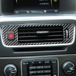 Car Carbon Fiber Central Control unter dem Luftauslass Dekorative Aufkleber für Volvo V60 2010-2017 / S60 2010-2018, Rechtsantrieb – Bild 6