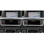 Car Carbon Fiber Central Control unter dem Luftauslass Dekorative Aufkleber für Volvo V60 2010-2017 / S60 2010-2018, Rechtsantrieb – Bild 7