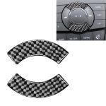 Auto Carbon Faser CD Button Dekorativer Aufkleber für Chevrolet Cruze 2009-2015, Links- und Rechtsantrieb Universal