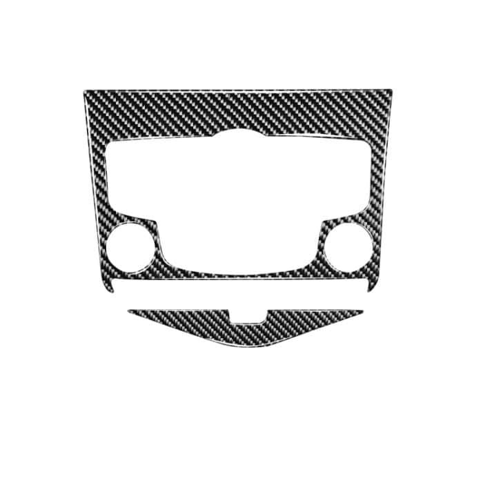 Auto Carbon Fiber CD Panel dekorative Aufkleber für Chevrolet Cruze 2009-2015, Links- und Rechtsantrieb Universal – Bild 2
