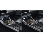 2 PCS Car Carbon Fiber Armlehne Dekorative Aufkleber für Jaguar XE X760 XF X260 2016-2020, Links- und Rechtsantrieb Universal – Bild 7