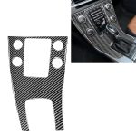 Auto Carbon Fiber Central Control Panel Dekorative Aufkleber für Volvo V60 2010-2017 / S60 2010-2018, Linksantrieb