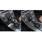 Auto Carbon Fiber Central Control Panel Dekorative Aufkleber für Volvo V60 2010-2017 / S60 2010-2018, Linksantrieb – Bild 7