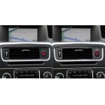 Car Carbon Fiber Central Control unter dem Luftauslass Dekorative Aufkleber für Volvo V60 2010-2017 / S60 2010-2018, Linksantrieb – Bild 7