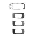 4 in 1 Auto Carbon Fiber Lifting Panel Dekorative Aufkleber für Jaguar F-PACE X761 XE X760 2016-2020, Rechtslenker – Bild 2