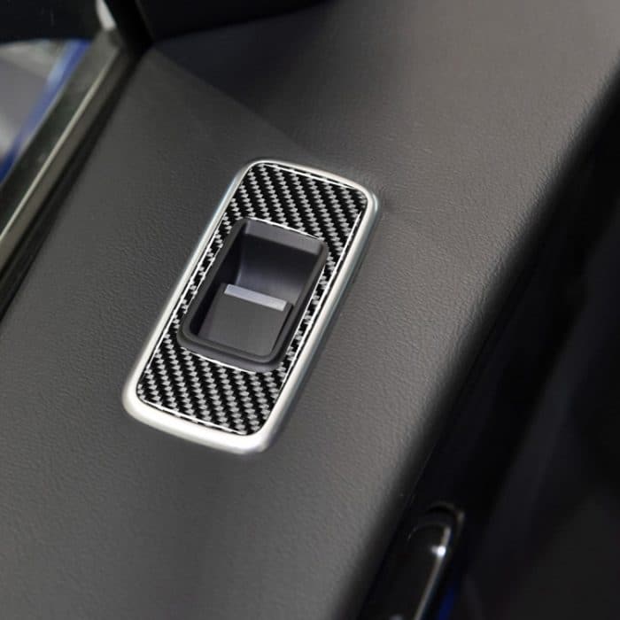 4 in 1 Auto Carbon Fiber Lifting Panel Dekorative Aufkleber für Jaguar F-PACE X761 XE X760 2016-2020, Rechtslenker – Bild 7