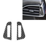 2 PCS Car Carbon Fiber links und rechts Luftauslass Dekorative Aufkleber für Jaguar F-PACE X761 XE X760 XF X260 XJ 2016-2020, Links- und Rechtsantrieb Universal