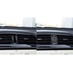 Auto Carbon Fiber Middle Air Outlet Dekorative Aufkleber für Jaguar F-PACE X761 XE X760 XF X260 XJ 2016-2020, Links- und Rechtsantrieb Universal – Bild 7