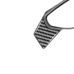 2 PCS Car Carbon Lenkradpaddel dekorative Aufkleber für Jaguar F-PACE X761 XE X760 XF X260 2016-2020, Links- und Rechtsantrieb Universal – Bild 4