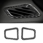 Auto Carbon Fiber Dashboard Air Outlet Dekorativer Aufkleber für Land Rover Discovery 4 2010-2016, Links- und Rechtsantrieb Universal