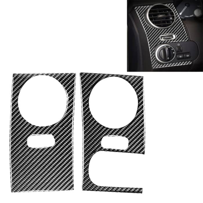 Auto Carbon Fiber Central Control Seite Luftauslass Dekorativer Aufkleber für Land Rover Discovery 4 2010-2016, Linksantrieb – Bild 1