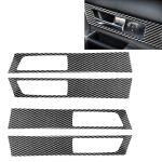 4 PCS Car Carbon Fiber Tür Innengriff Dekorativer Aufkleber für Land Rover Discovery 4 2010-2016, Links- und Rechtsantrieb Universal