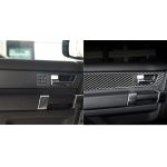 4 PCS Car Carbon Fiber Tür Innengriff Dekorativer Aufkleber für Land Rover Discovery 4 2010-2016, Links- und Rechtsantrieb Universal – Bild 7