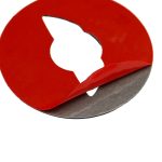 2 PCS Autolenkrad R Fahrgestell Kohlefaser Dekorativer Aufkleber für BMW MINI R55 / R56 / Countryman R60 / Paceman R61 – Bild 4