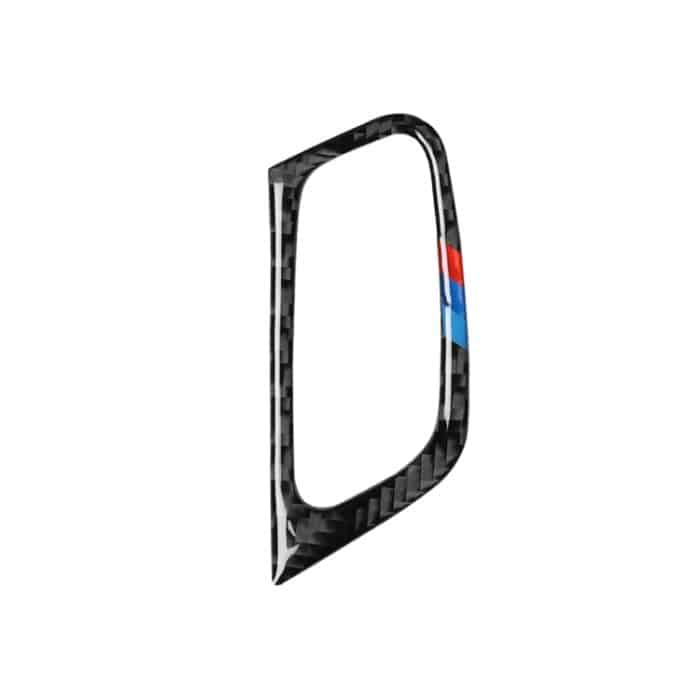 Auto Carbon Fiber Tricolor Key Hole Dekorativer Aufkleber für BMW E70 X5 / E71 X6 2009-2013, Linkslenker – Bild 1