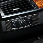 Auto Carbon Fiber Solid Color Scheinwerfer Dekorativer Aufkleber für BMW E70 X5 / E71 X6 2008-2013, Linkslenker – Bild 7