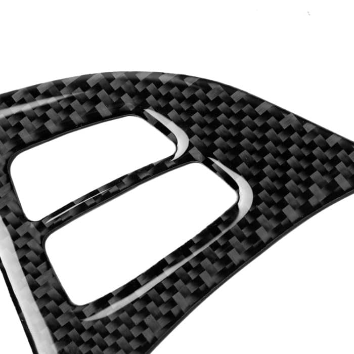 2 in 1 Auto Carbon Faser Einfarbig Lenkradknöpfe Dekorativer Aufkleber für BMW E70 X5 2008-2013, Links- und Rechtsantrieb Universal – Bild 2