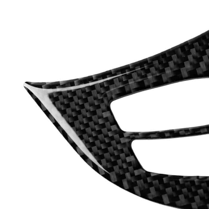 2 in 1 Auto Carbon Faser Einfarbig Lenkradknöpfe Dekorativer Aufkleber für BMW E70 X5 2008-2013, Links- und Rechtsantrieb Universal – Bild 3