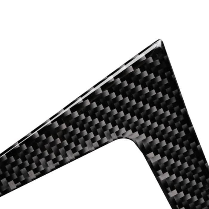 Auto Carbon Faser Wasserbecherhalter Dekorativer Aufkleber für BMW E70 X5 / E71 X6 2009-2013, Linkslenker – Bild 3