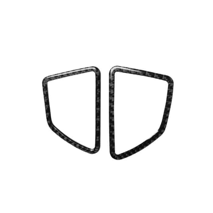 CRP9422.jpg 2 in 1 Auto Kohlefaser Solid Color Dashboard Luftauslass Dekorativer Aufkleber für BMW E70 X5 / E71 X6 2008-2013, Linkslenker – Bild 1