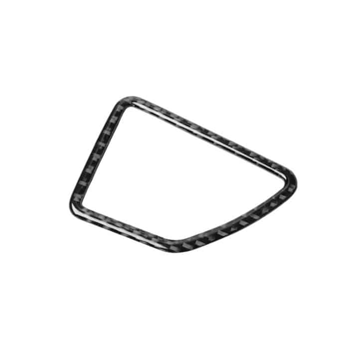 2 in 1 Auto Kohlefaser Solid Color Dashboard Luftauslass Dekorativer Aufkleber für BMW E70 X5 / E71 X6 2008-2013, Linkslenker – Bild 2