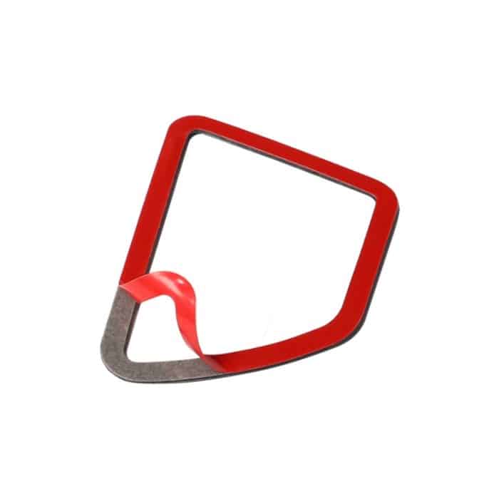 2 in 1 Auto Kohlefaser Solid Color Dashboard Luftauslass Dekorativer Aufkleber für BMW E70 X5 / E71 X6 2008-2013, Linkslenker – Bild 3