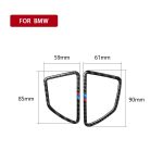 2 in 1 Auto Carbon Fiber Tricolor Dashboard Luftauslass Dekorativer Aufkleber für BMW E70 X5 / E71 X6 2008-2013, Linksantrieb – Bild 4