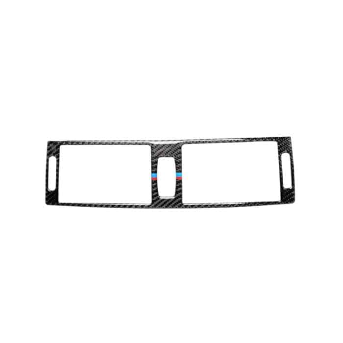 Auto Carbon Fiber Tricolor Middle Air Outlet Dekorativer Aufkleber für BMW E70 X5 / E71 X6 2008-2013, Links- und Rechtsantrieb Universal – Bild 1