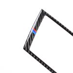 Car Carbon Fiber Tricolor Navigationsrahmen Dekorativer Aufkleber für BMW E70 X5 / E71 X6 2008-2013, Links- und Rechtsantrieb Universal – Bild 3
