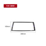 Car Carbon Fiber Tricolor Navigationsrahmen Dekorativer Aufkleber für BMW E70 X5 / E71 X6 2008-2013, Links- und Rechtsantrieb Universal – Bild 6