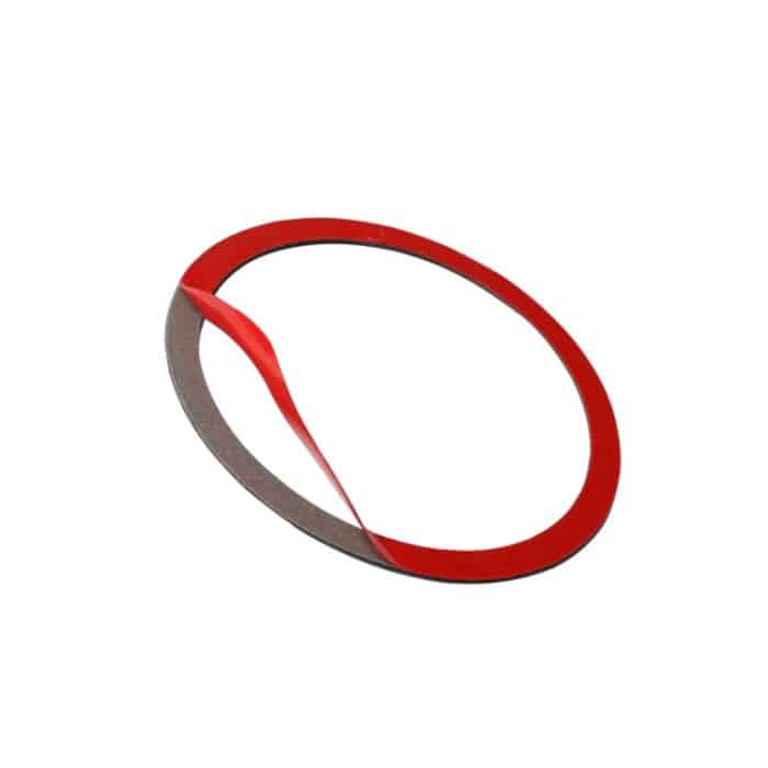 6 in 1 Auto Kohlefaser Einfarbiger Hornring Dekorativer Aufkleber für BMW 2008-2013 E70 / 2008-2014 E71, Links- und Rechtsantrieb Universal – Bild 4