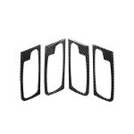 4 in 1 Auto Carbon Faser Einfarbiger Türgriff Dekorativer Aufkleber für BMW 2008-2014 X5 E70 / E71, Linksantrieb