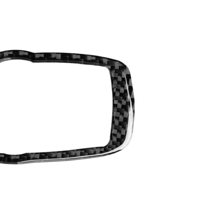 Auto Carbon Fiber Solid Color Scheinwerfer Schalterrahmen dekorative Aufkleber für BMW 2008-2013 X5 E70 / X6 E71 / 5 Serie E60 2008-2010, Links- und Rechtsantrieb Universal – Bild 4