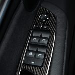 4 in 1 Auto Carbon Faser Einfarbig Fensterheber Schalttafel Dekorativer Aufkleber für BMW 2008-2013 X5 E70 / 2009-2014 X6 E71, Hochkonfiguration Linksantrieb – Bild 8